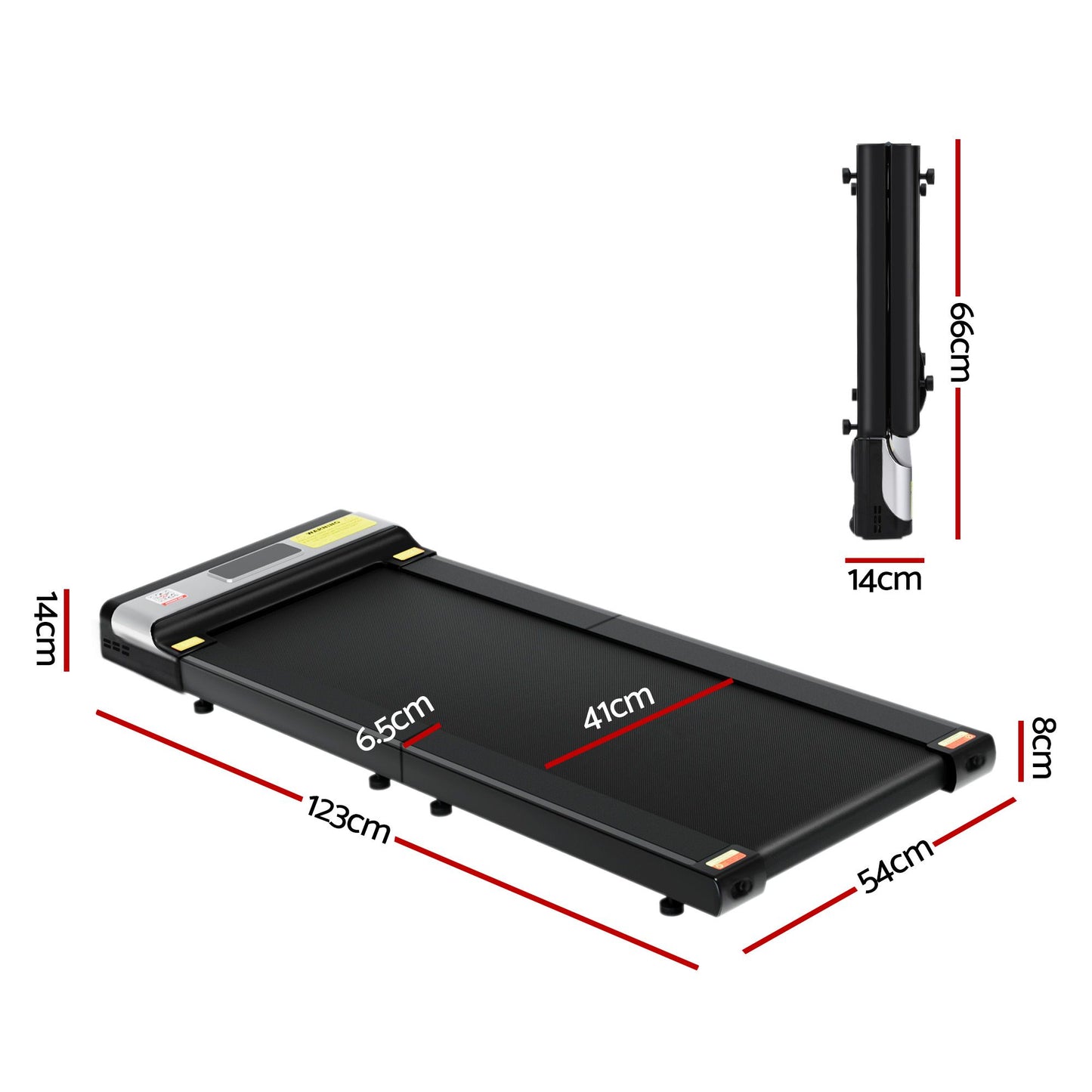 Electric Foldable Treadmill - Compact Fitness Pad