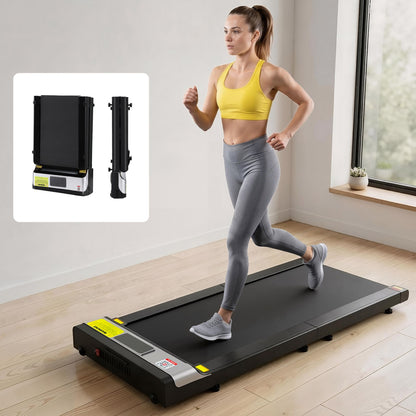 Electric Foldable Treadmill - Compact Fitness Pad