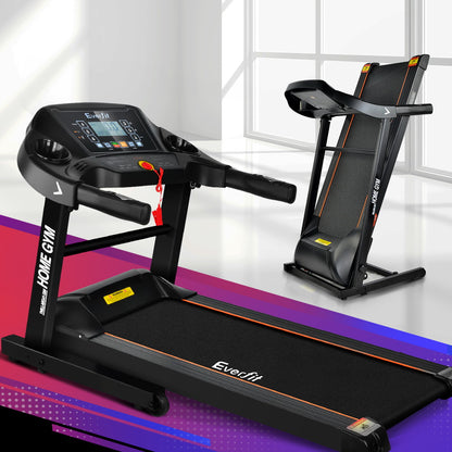 Treadmill Electric Home Gym Fitness Exercise Machine Foldable 400Mm
