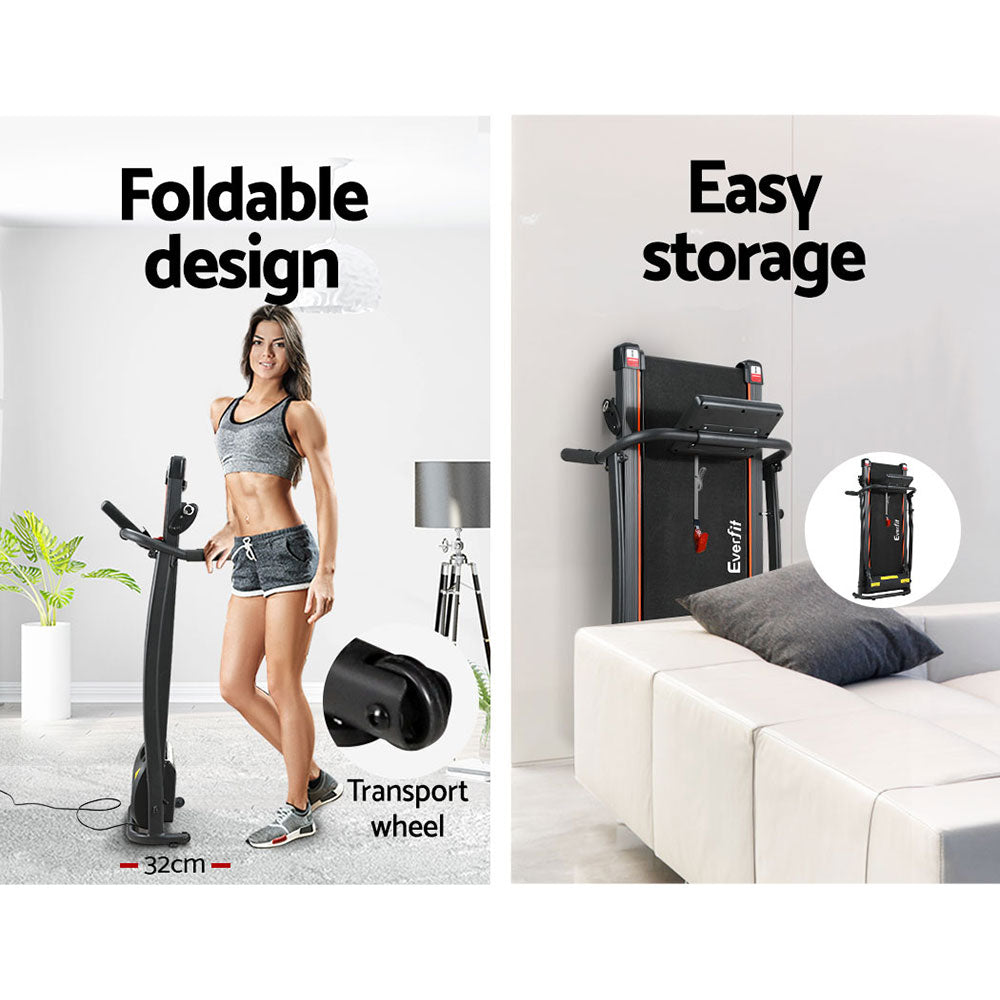 Treadmill Electric Home Gym Fitness Exercise Machine Foldable 370Mm