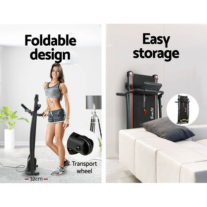 Treadmill Electric Home Gym Fitness Exercise Machine Foldable 370Mm