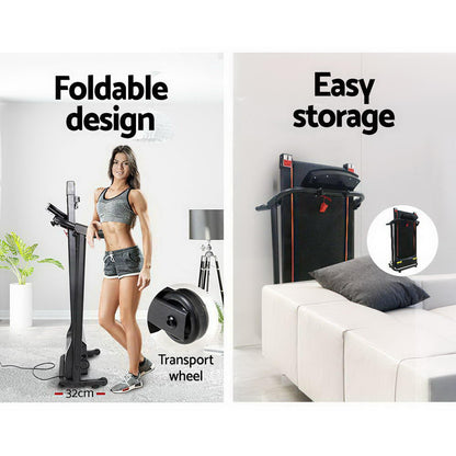 Treadmill Electric Home Gym Fitness Exercise Machine Foldable 370Mm