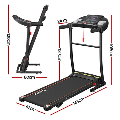 Treadmill Electric Home Gym Fitness Exercise Equipment Incline 400Mm