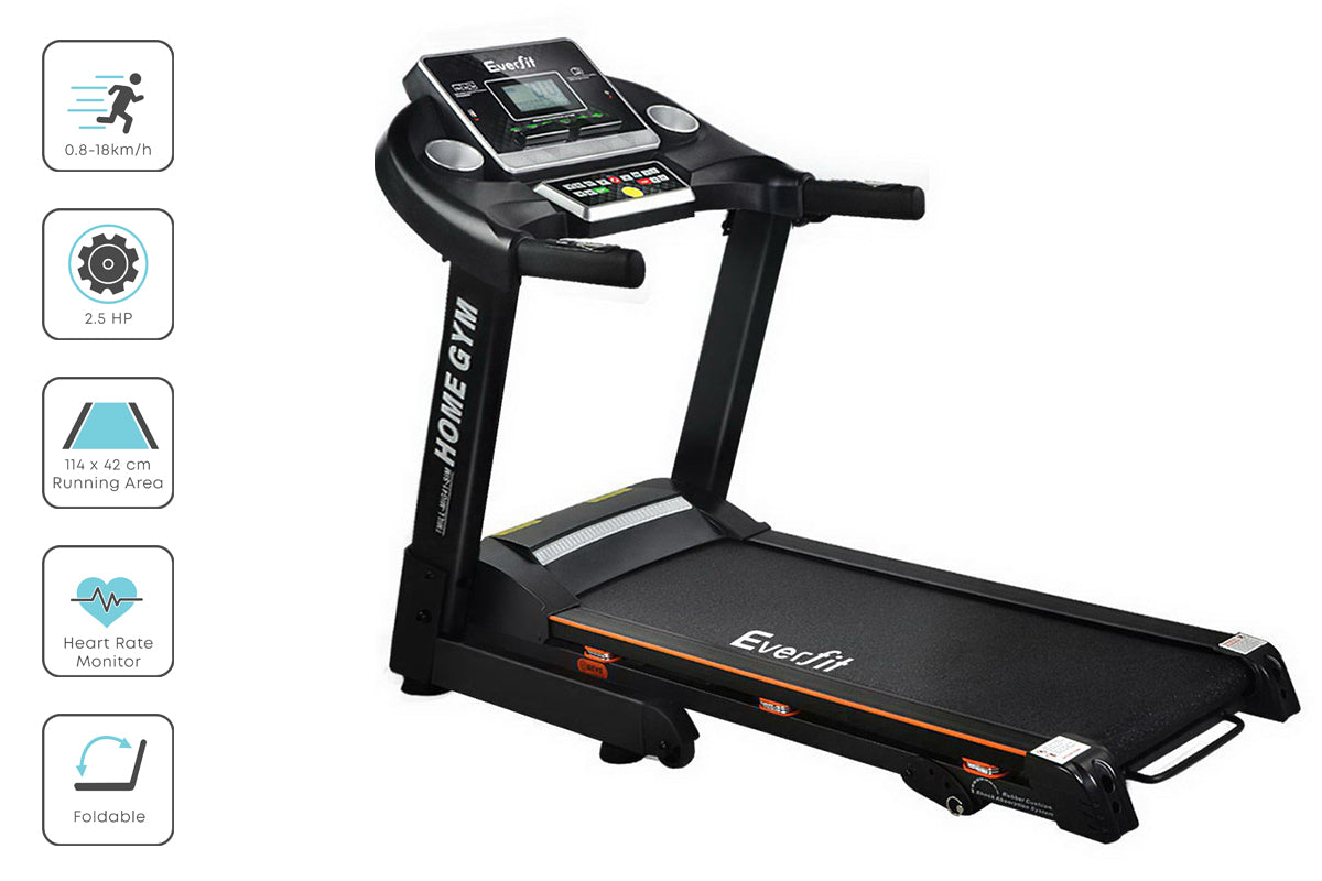 Treadmill Electric Home Gym Fitness Exercise Machine Hydraulic 420Mm