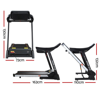 Treadmill Electric Auto Level Incline Home Gym Fitness Exercise 450Mm