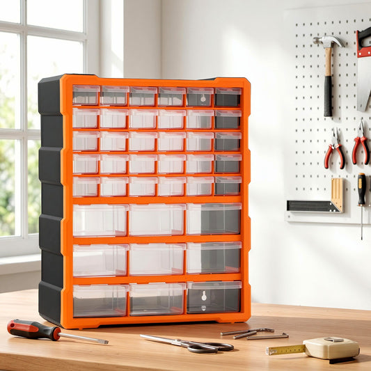 39-Drawer Tool Storage Cabinet Hardware Organizer | Home & Living