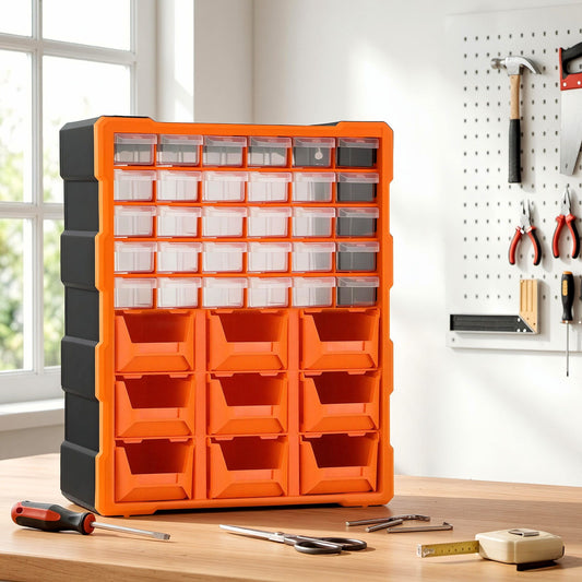39-Drawer Hardware Cabinet Screw Storage Box | Home & Living