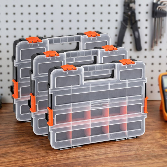 Tool Box Organiser 3 Pack Hardware Storage | Home & Living
