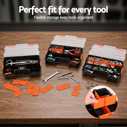 Tool Box Organiser 3 Pack Hardware Storage | Home & Living