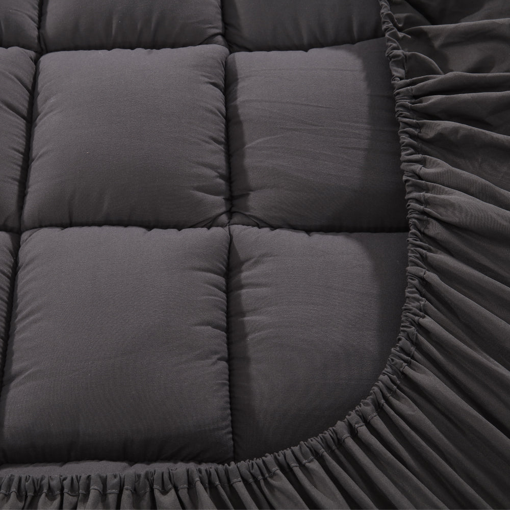 Mattress Topper Pillowtop Bamboo Charcoal King