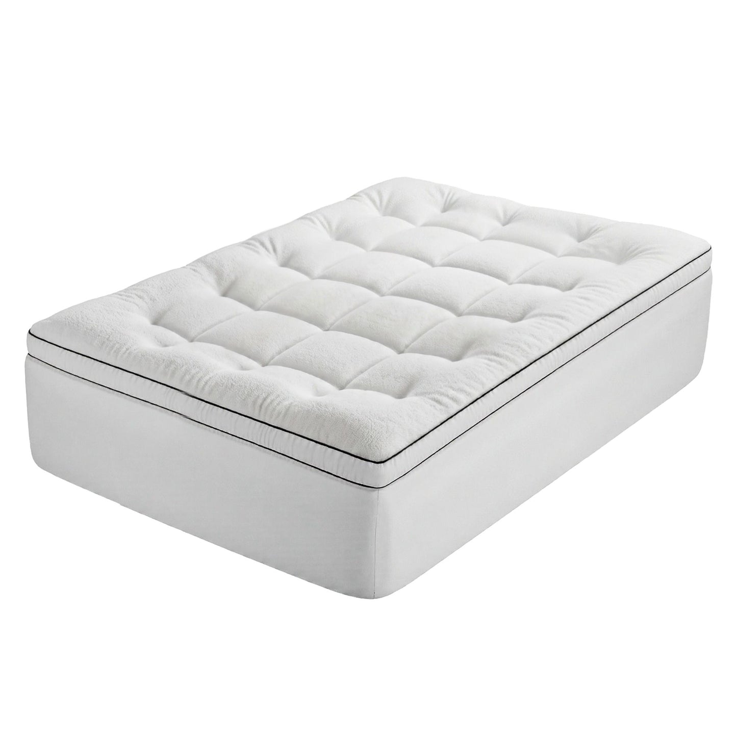Double Mattress Topper 5cm Coral Fleece | HomeAndLiving - 2