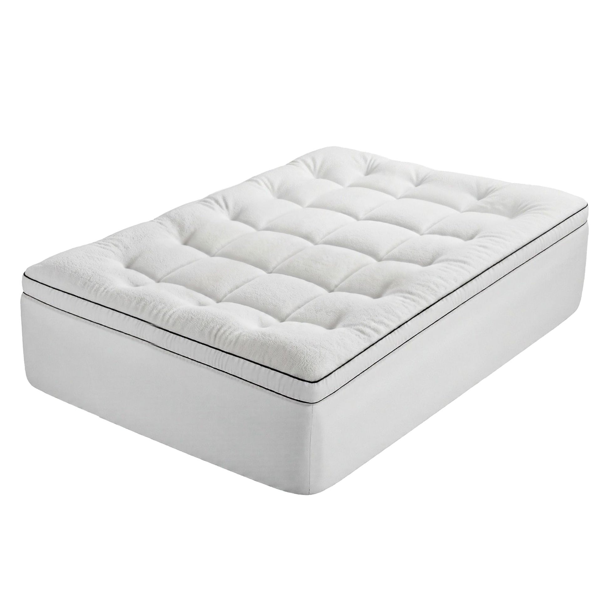 Double Mattress Topper 5cm Coral Fleece | HomeAndLiving - 2