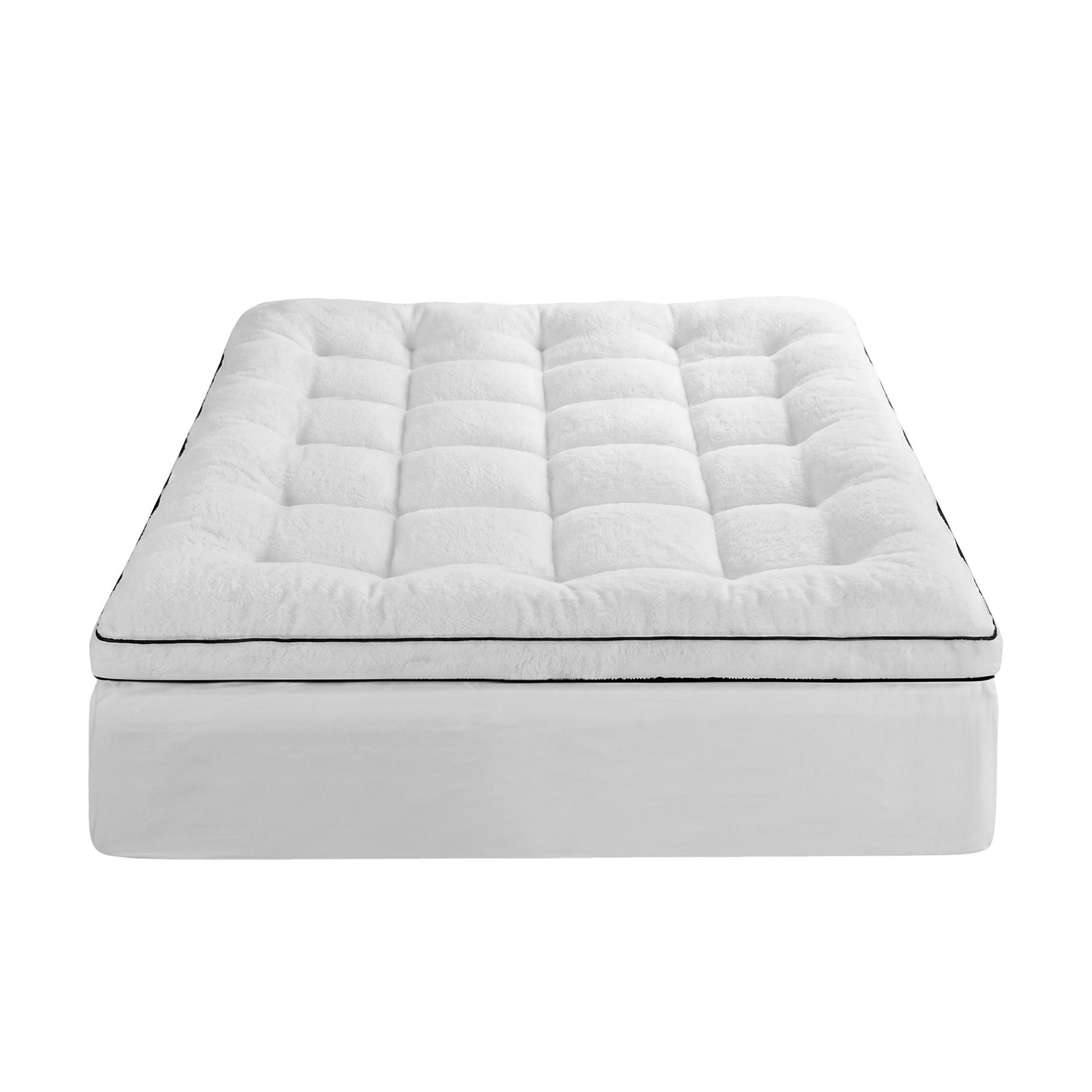 Double Mattress Topper 5cm Coral Fleece | HomeAndLiving - 4