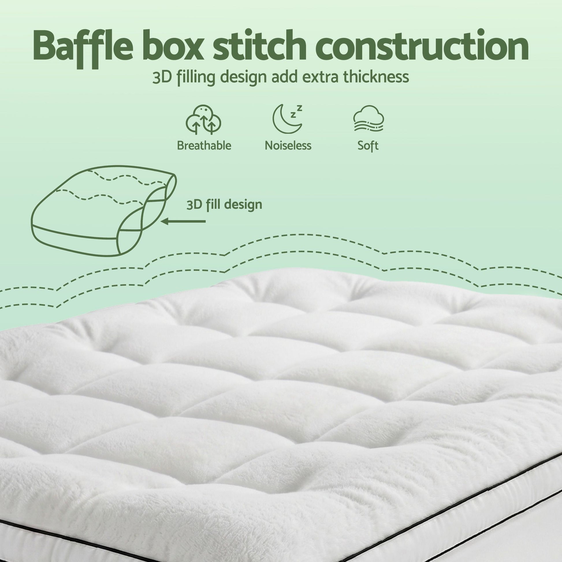 Double Mattress Topper 5cm Coral Fleece | HomeAndLiving - 9