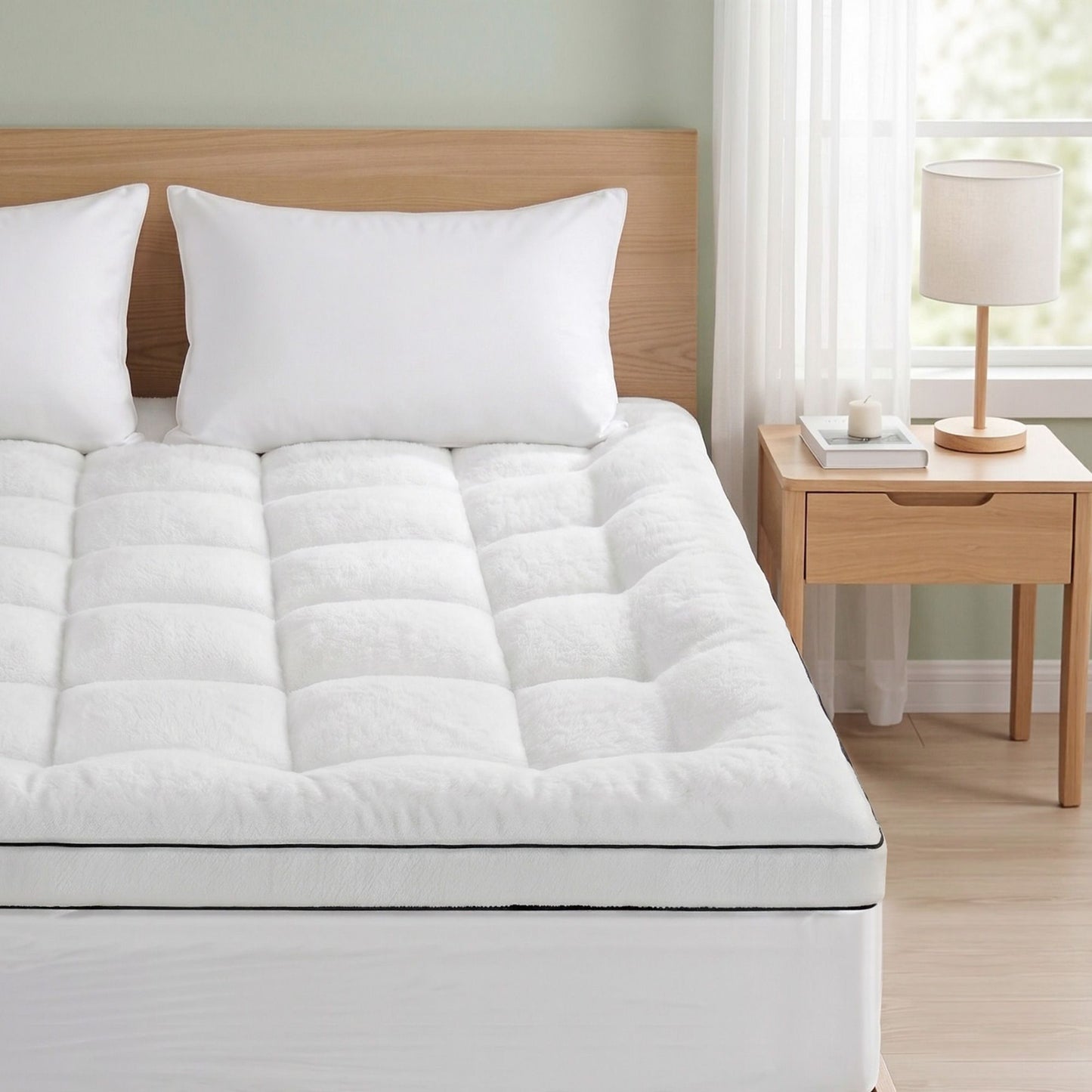 Double Mattress Topper 5cm Coral Fleece | HomeAndLiving - 11