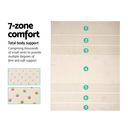 Latex Mattress Topper 5Cm Queen