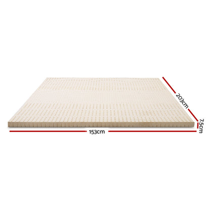 Latex Mattress Topper 7.5Cm Queen