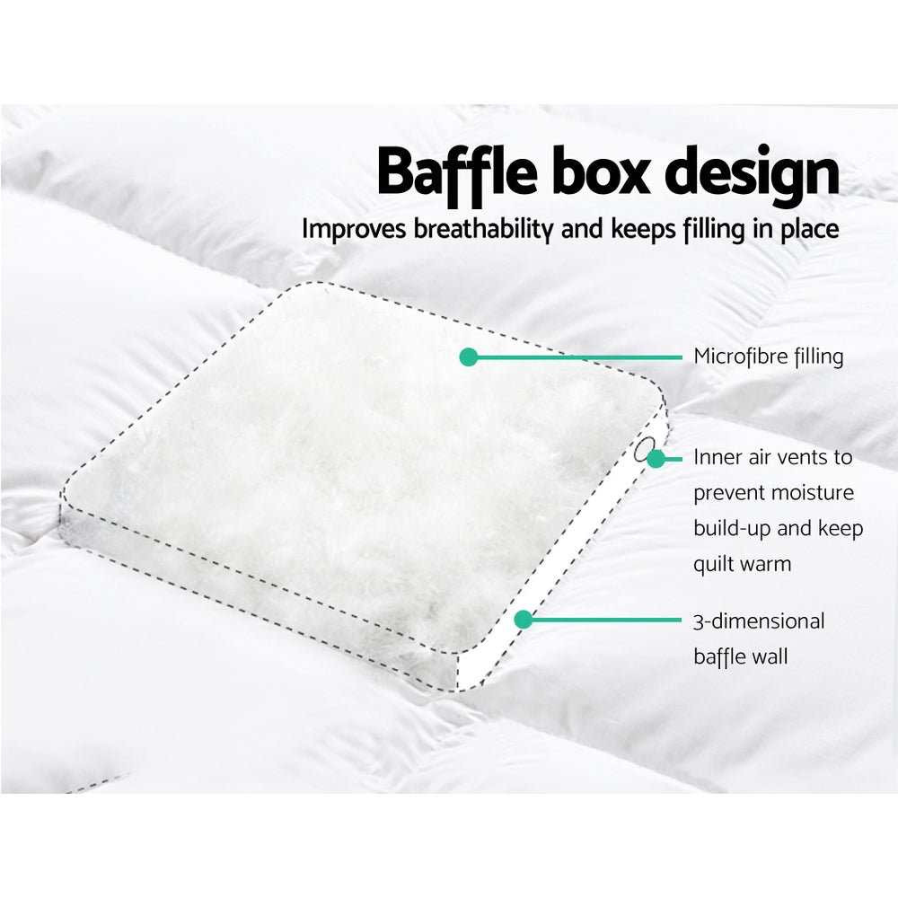Mattress Topper Pillowtop Protector Pad King