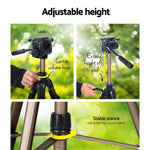 Professional Dslr Camera Tripod Stand, Adjustable 62-160Cm Gold