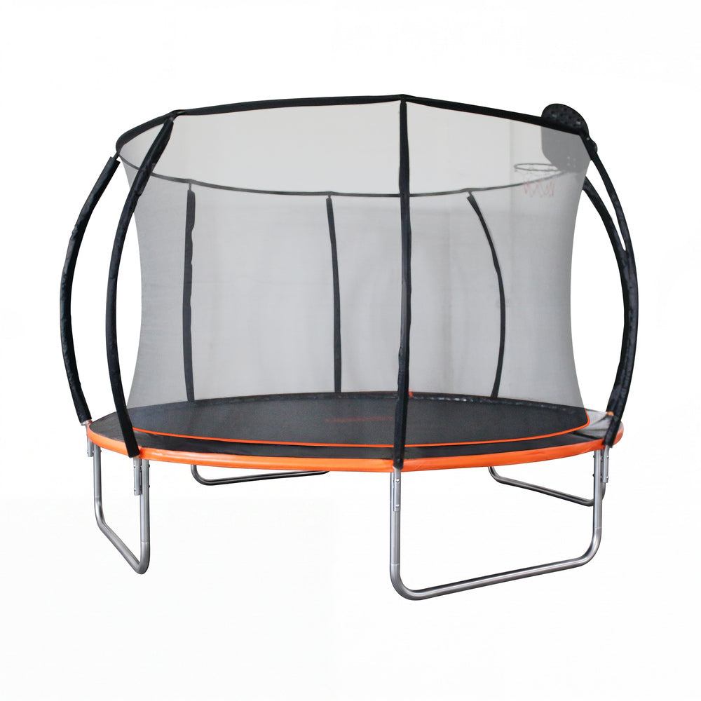 14FT Kids Trampoline Set 427x427x263cm