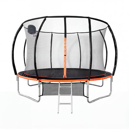 14FT Kids Trampoline Set 427x427x263cm