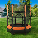 55 Inch Kids Trampoline Encosure Safety Net Round