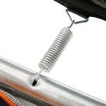 6ft Kids Trampoline With Swing Bar And Rectangular Safety Enclosure