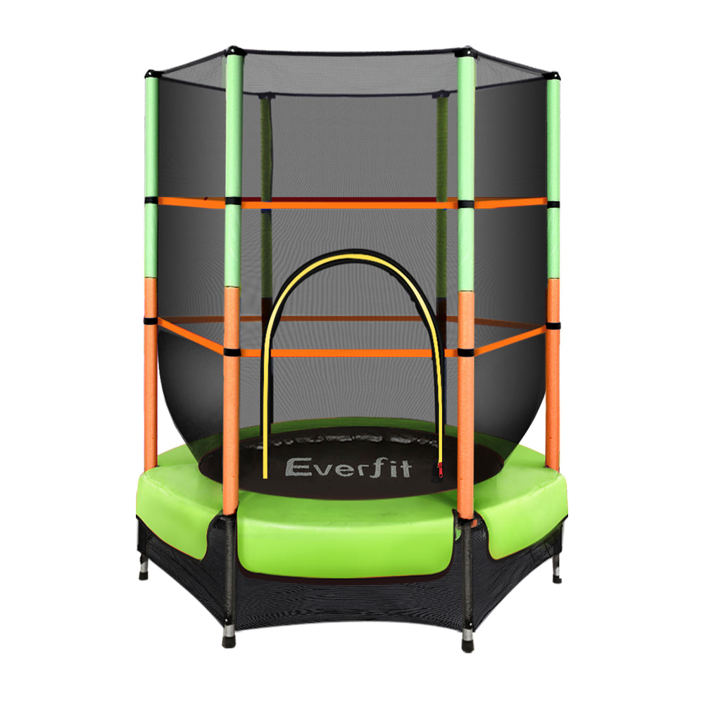 Trampoline for Kids Enclosure Safety Net Rebounder Gift Green