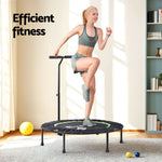 40-Inch Foldable Trampoline with Handrail - Home Gym