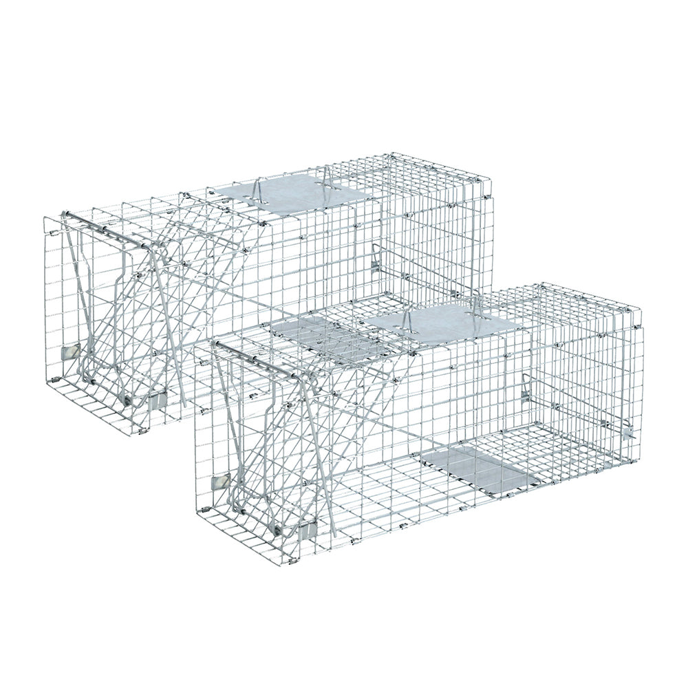 2X Animal Trap Cage Possum 66X23Cm