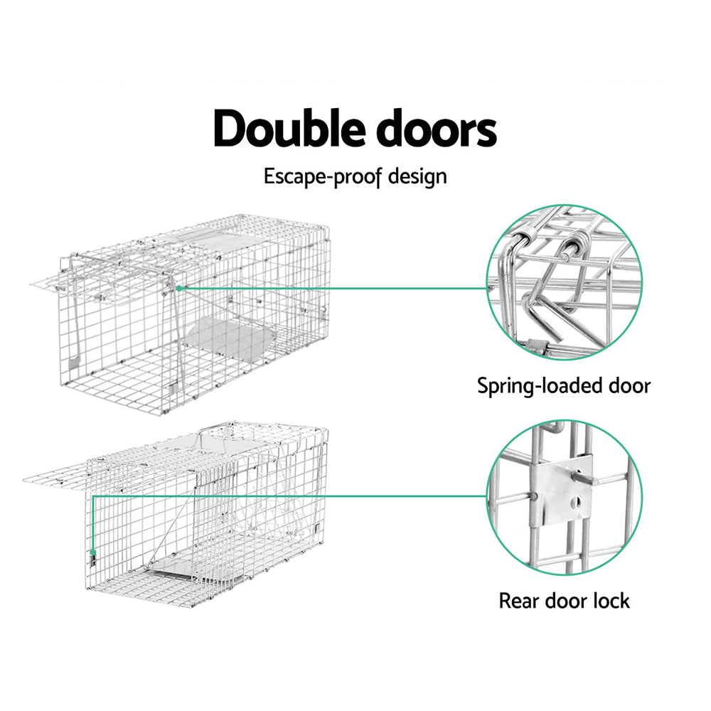 2X Animal Trap Cage Possum 66X23Cm