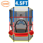 Mini 4.5 ft Trampoline - Red Blue