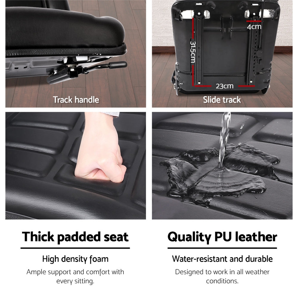 Tractor Seat Forklift Excavator Backrest Truck Pu Chair