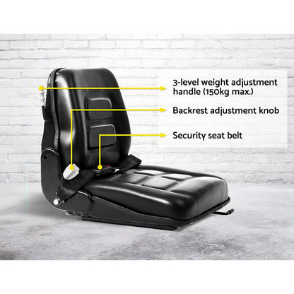 Tractor Seat Forklift Excavator Backrest Truck Pu Chair