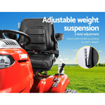 Giantz Tractor Seat with Armrest Forklift Excavator Bulldozer Universal Suspensi