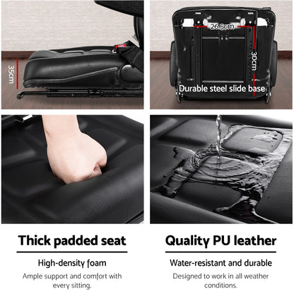 Tractor Seat Forklift Excavator Suspension Armrest Truck Chair