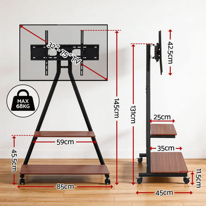 Mobile TV Stand Heavy Duty 600x400cm