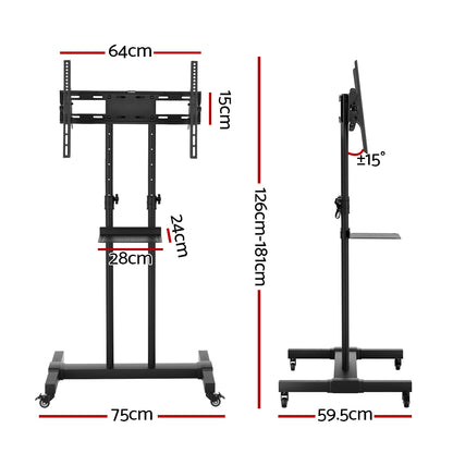 Portable 23"-65" Tv Stand Trolley Mount