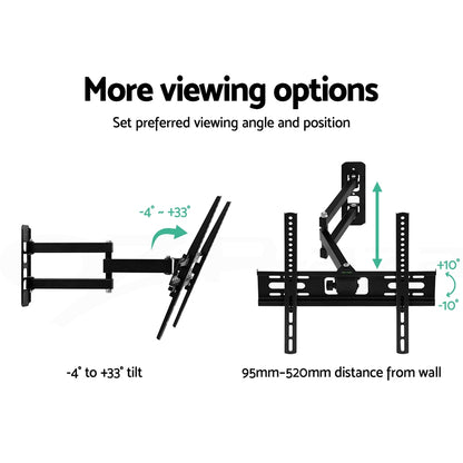 Strong-Arm Full Motion 23"-55" Tv Wall Mount