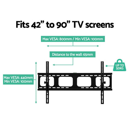 Slim Profile 42"-90" Tv Wall Mount