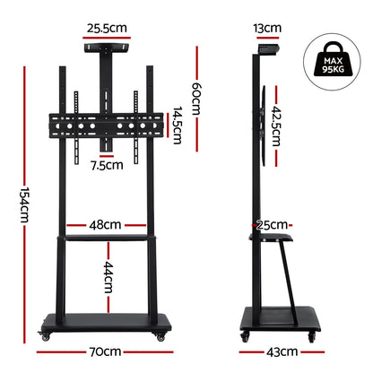 Mobile TV Stand Adjustable king