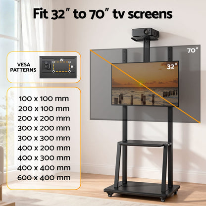 Mobile TV Stand Adjustable king