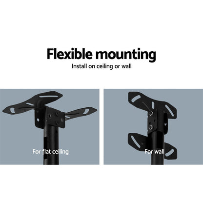 Full Motion Tv Wall Mount Bracket (32"-75") Ceiling Mounted