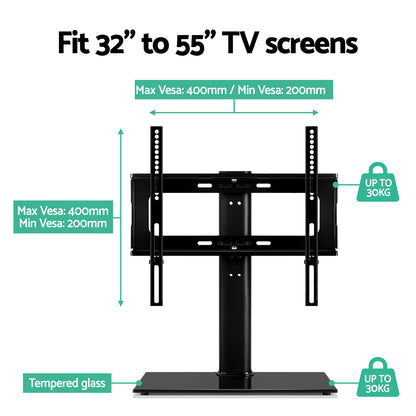 Swivel Tv Stand Mount Bracket (32"-55") Tabletop/Desktop