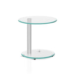 Round Tempered Glass Coffee Table (45Cm)