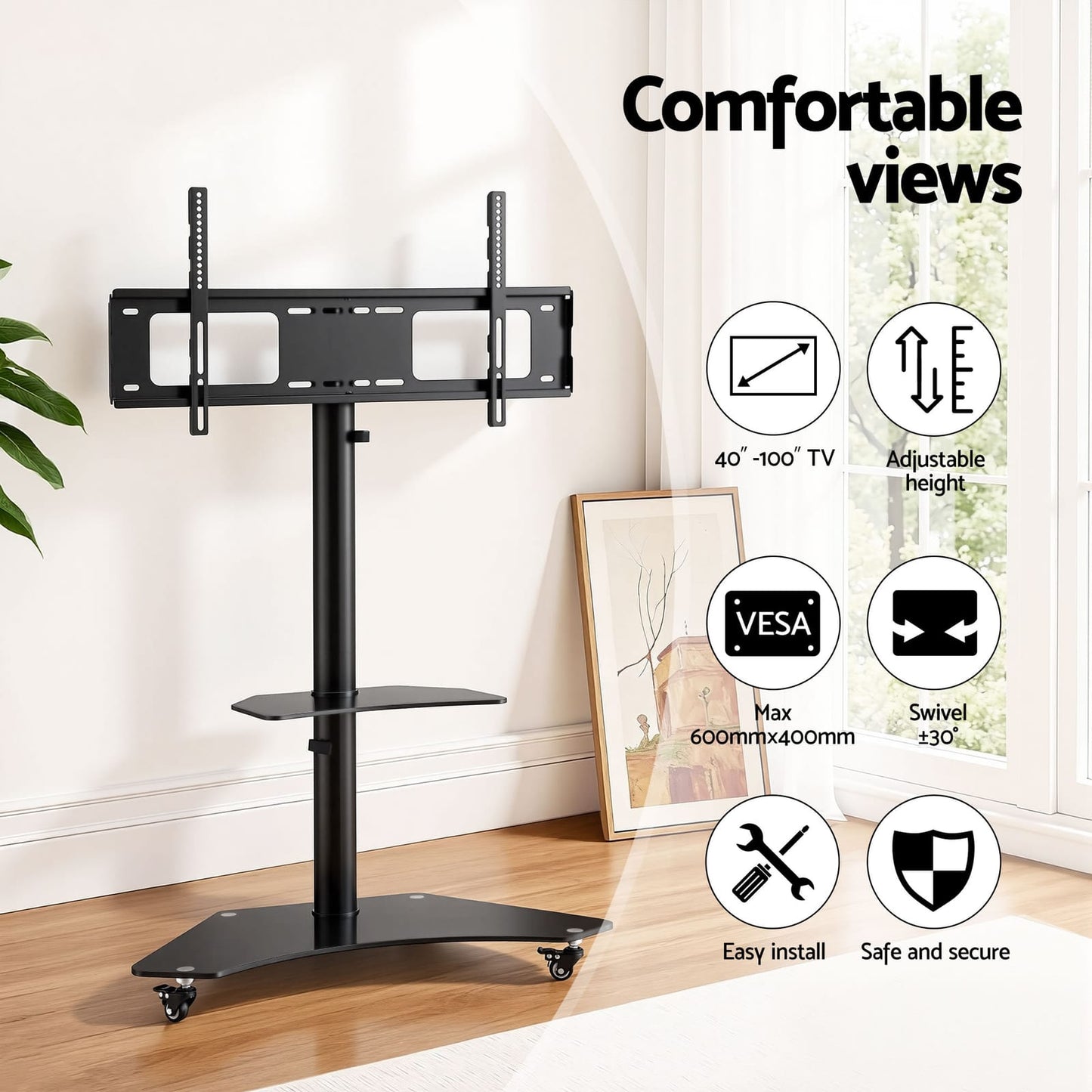 Tv Stand Adjustable Height king