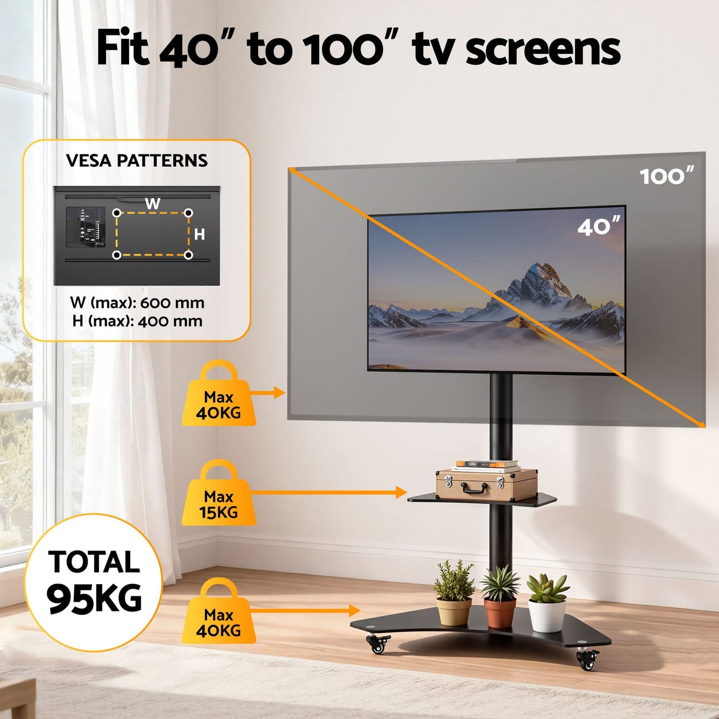 Tv Stand Adjustable Height king