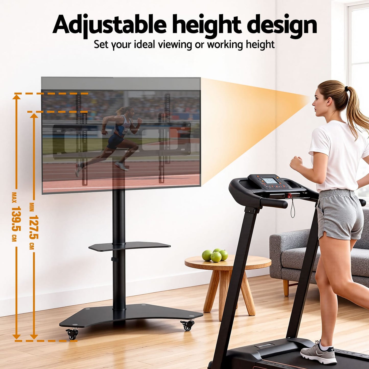 Tv Stand Adjustable Height king