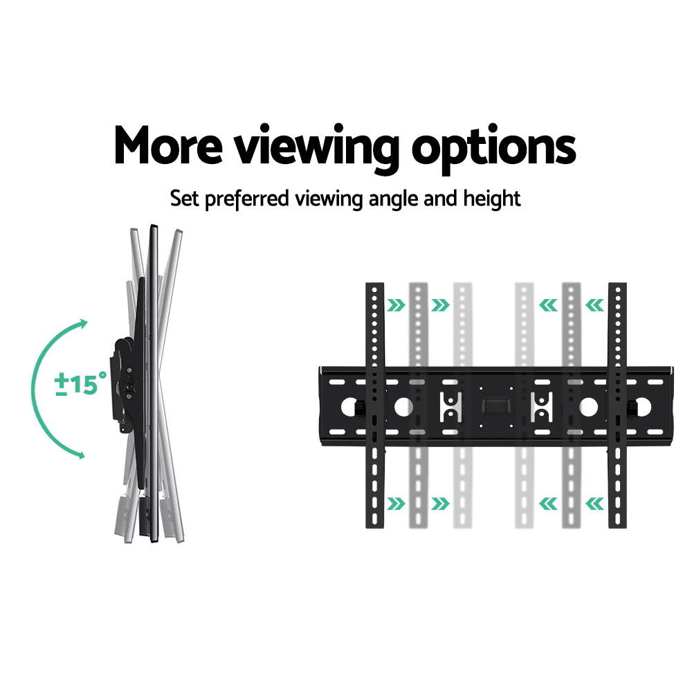 Slim Tv Wall Mount Bracket (32"-70") Tilt Low Profile