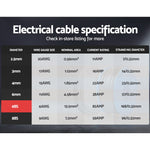 6B&S 10M Twin Core Wire Electrical Cable Extension Car 450V 2 Sheath